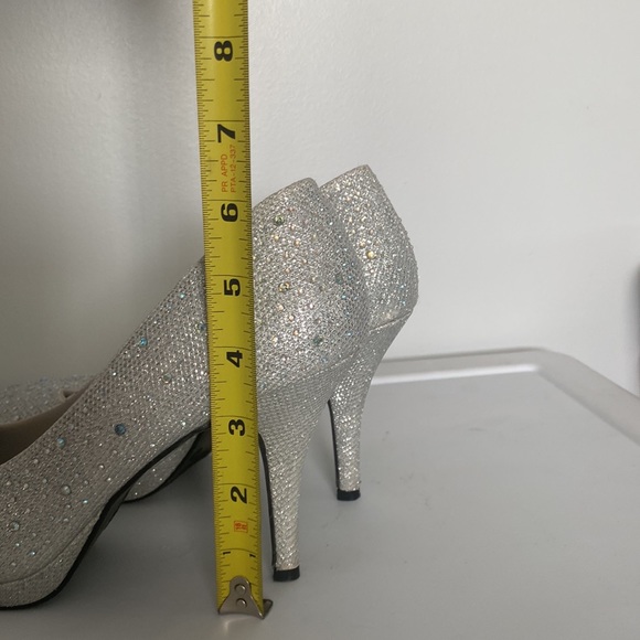 Silver Slipper Sparkly Pumps - Picture 10 of 10